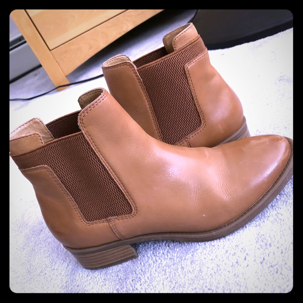 Ankle Riding Boots in Camel